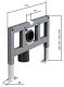 Подвесной унитаз с инсталляцией Cerutti SPA Argentera Aria Pulse CT7279 с функцией импульсного смыва белый