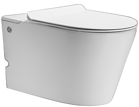 Подвесной унитаз с инсталляцией Cerutti SPA Argentera Aria Pulse CT7279 с функцией импульсного смыва белый