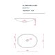 Раковина ArtCeram LA FONTANA LFL001 01 00 белая 60 см Раковина ArtCeram LA FONTANA LFL001 01 00 белая 60 см