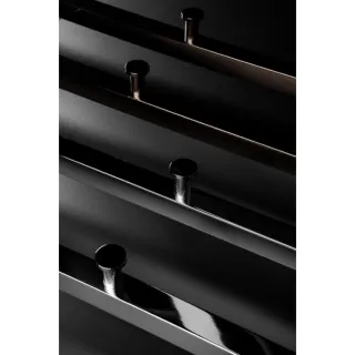 Полотенцесушитель электрический Boheme 2-трубы квадратный CHROME хром