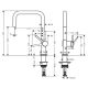 Смеситель Hansgrohe Talis M54 72806670 для кухни