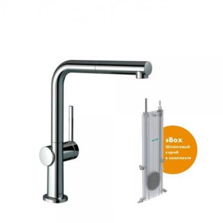 Смеситель Hansgrohe Talis M54 72809000 для кухни с вытяжным изливом Смеситель Hansgrohe Talis M54 72809000 для кухни с вытяжным изливом