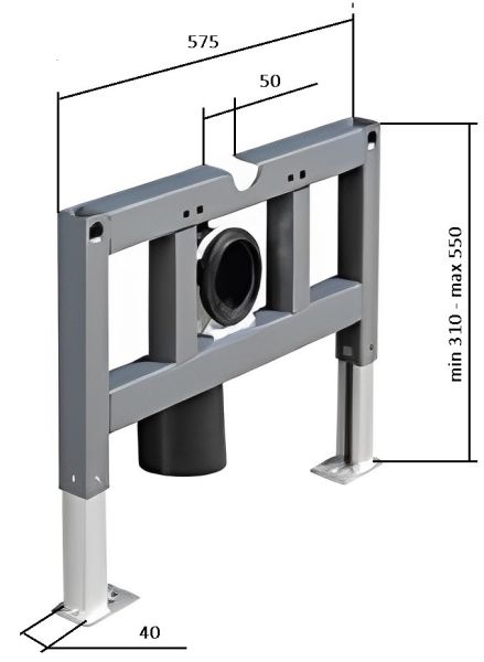 Подвесной унитаз с инсталляцией Cerutti SPA Dasgrazia Aria Pulse CT7281 с функцией импульсного смыва белый