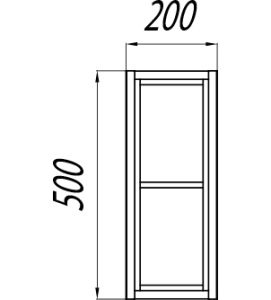 Модуль под столешницу Акватон Брук открытый дуб Феррара 1A201101BCDF0