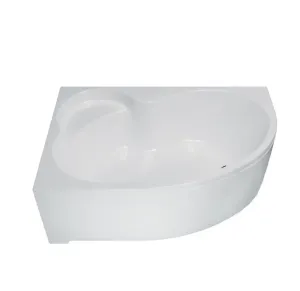 Акриловая ванна Triton Мари Щ0000046667 правая 170x110 см на Х-каркасе белый