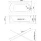 Акриловая ванна 1ACReal Дюна Щ0000046662 160x70 см на Х-каркасе белый