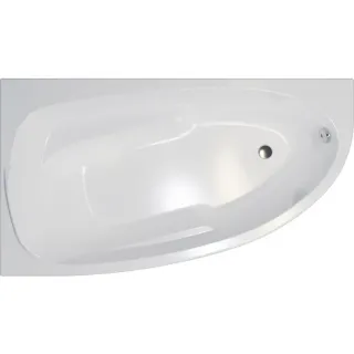 Акриловая ванна 1ACReal Мадрид Щ0000045644 правая обрезанная 150x95 см белый