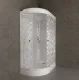 Душевая кабина Triton Коралл Щ0000061818 правая 120x80 см профиль белый стекло мозаика