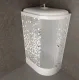 Душевая кабина Triton Коралл Щ0000061819 левая 120x80 см профиль белый стекло мозаика