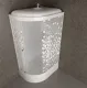 Душевая кабина Triton Коралл Щ0000061820 правая 120x80 см профиль белый стекло мозаика
