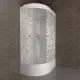 Душевая кабина Triton Коралл Щ0000061820 правая 120x80 см профиль белый стекло мозаика