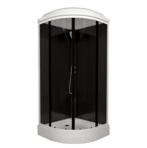 Душевая кабина Triton Нова Щ0000062583 88x88 см профиль чёрный стекло тонированное