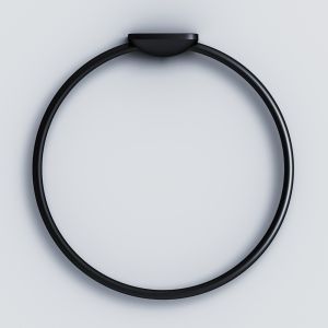 Кольцо для полотенец Am.Pm Inspire 2.0 чёрный матовый A50A34422
