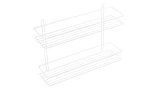 Полка Fixsen прямая двухэтажная белая (FX-730W-2) Полка Fixsen прямая двухэтажная белая (FX-730W-2)