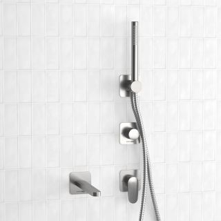 Встраиваемый комплект для ванны с изливом и лейкой WasserKRAFT Spree A1451.272.274.275.100.276 никель