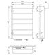 Полотенцесушитель электрический Laris Прайм ЧКЧ П6 400x600 L 73207592 Черный муар Полотенцесушитель электрический Laris Прайм ЧКЧ П6 400x600 L 73207592 Черный муар