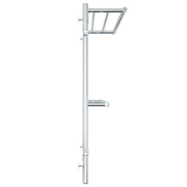 Полотенцесушитель водяной Laris Лавина 73208021 левый с полками П9 50x80см хром