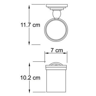 Wasserkraft Isar K-7328 Подстаканник стеклянный Wasserkraft Isar K-7328 Подстаканник стеклянный