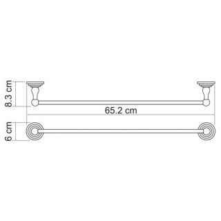 Wasserkraft Isar K-7330 Штанга для полотенец Wasserkraft Isar K-7330 Штанга для полотенец