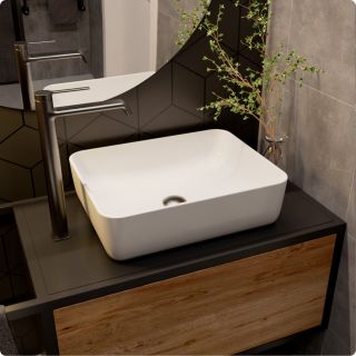 Смеситель для раковины AQUAme Asti AQM6414GM графит матовый