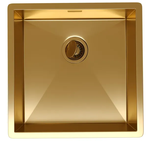 Мойка кухонная Reflexion Como 44-GD RX2044GD брашированное золото