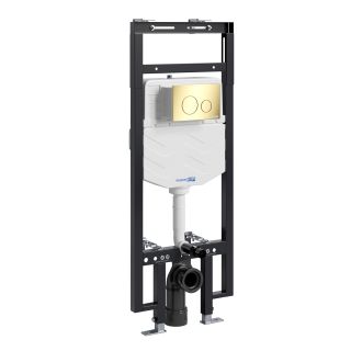Система инсталляции для унитазов WasserKRAFT Dinkel 58TLT.010.ME.PG02 с кнопкой смыва