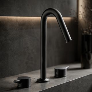 Смеситель для раковины WasserKRAFT Rhein 9935MB чёрный матовый