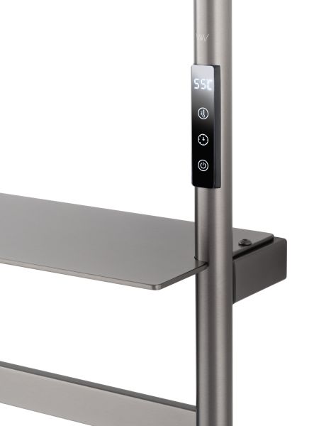 Полотенцесушитель электрический Wonzon & Woghand D?sseldorf WW-A203-GM 47x92 см тёмный графит