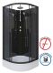 Душевая кабина Niagara NG-6501-14BKT 90x90см чёрный/тонированное