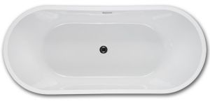 Акриловая ванна Cerutti SPA Resia CT7388 отдельностоящая 168x73см