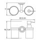 Wasserkraft Isar K-7389 Держатель стакана и дозатора Wasserkraft Isar K-7389 Держатель стакана и дозатора