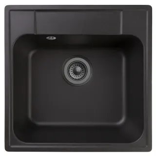 Мойка кухонная Reflexion Etude 53-BL RF0353BL черный