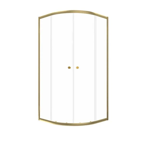 Душевой уголок Triton Альфа -Голд  Щ0000073922 90x90 см профиль золото стекло прозрачное