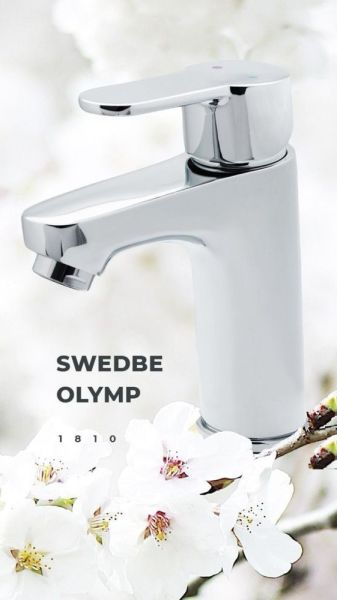 Смеситель для раковины Swedbe Olymp 1810 хром Смеситель для раковины Swedbe Olymp 1810 хром