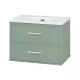 Подвесная тумба под раковину Brevita Verde 70 УТ000026838  зеленый
