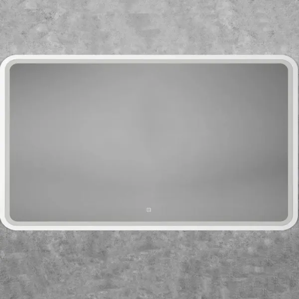 Зеркало с подсветкой ArtMax Genova AM-Gen-1200-800-DS-F-White 120 см белый