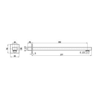 Кронштейн для душа Rav Slezak MD0450 хром