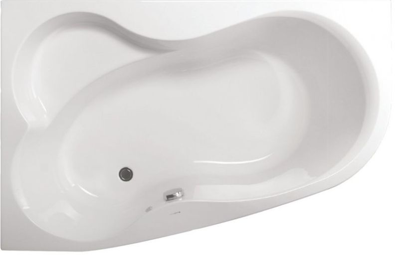 Акриловая ванна VagnerPlast Melite VPBA163MEL3LX-04 левая 160x105см белый
