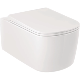 Подвесной унитаз Kludi Resa S 27WCSET43 безободковый белый