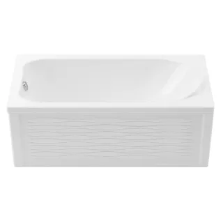 Акриловая ванна Aquanet Nord 347884 140x70 см с каркасом с боковой и фронтальной панелями