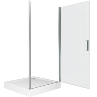 Душевая дверь в нишу Good Door Pandora DR100 стекло прозрачное Душевая дверь в нишу Good Door Pandora DR100 стекло прозрачное