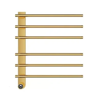 Полотенцесушитель электрический AQUAme AQM3116BG 52x62 см с терморегулятором золото брашированное