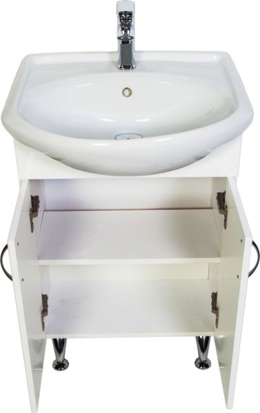 Тумба с раковиной Orange Роса LA-50TUW+RA белый