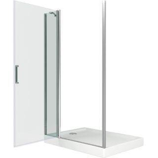 Душевая дверь Good Door Pandora WTW-130-T-CH стекло прозрачное с рисунком Тростник Душевая дверь Good Door Pandora WTW-130-T-CH стекло прозрачное с рисунком Тростник
