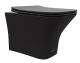 Подвесной унитаз Cerutti SPA Vettore Aria MB CT7506 безободковый чёрный матовый