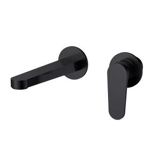 Смеситель для раковины AQUAme Novara AQM6915MB чёрный матовый