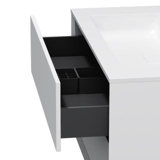 Тумба с раковиной Am.Pm Libre M60-FHX1002WM-WPC100SWM 100 см белый матовый