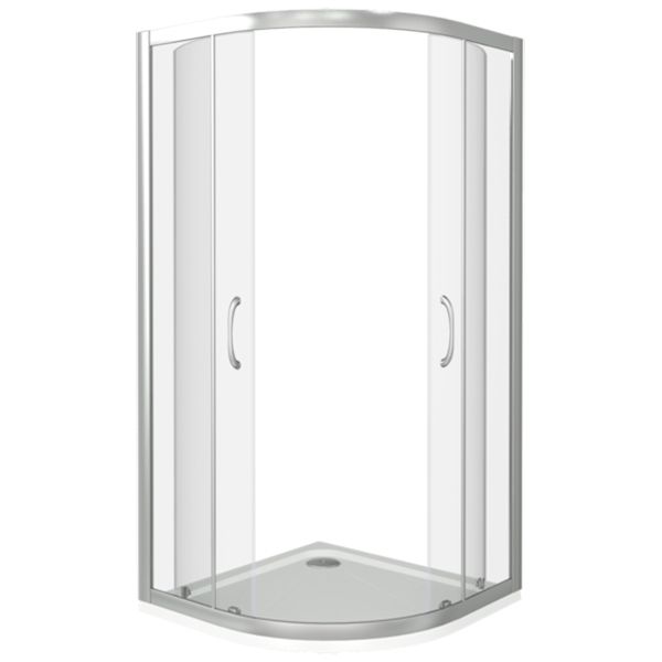 Душевой уголок Good Door Latte R-80-C-WE стекло прозрачное