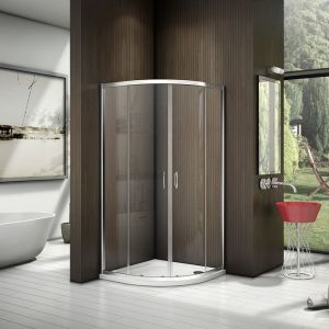 Душевой уголок Good Door Latte R-90-C-WE стекло прозрачное