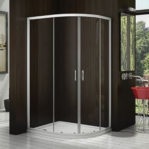 Душевой уголок Good Door Latte R-120-C-WE стекло прозрачное